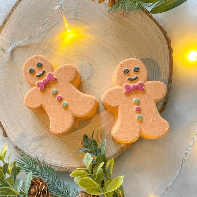 Gingerbread Man Bath Bomb