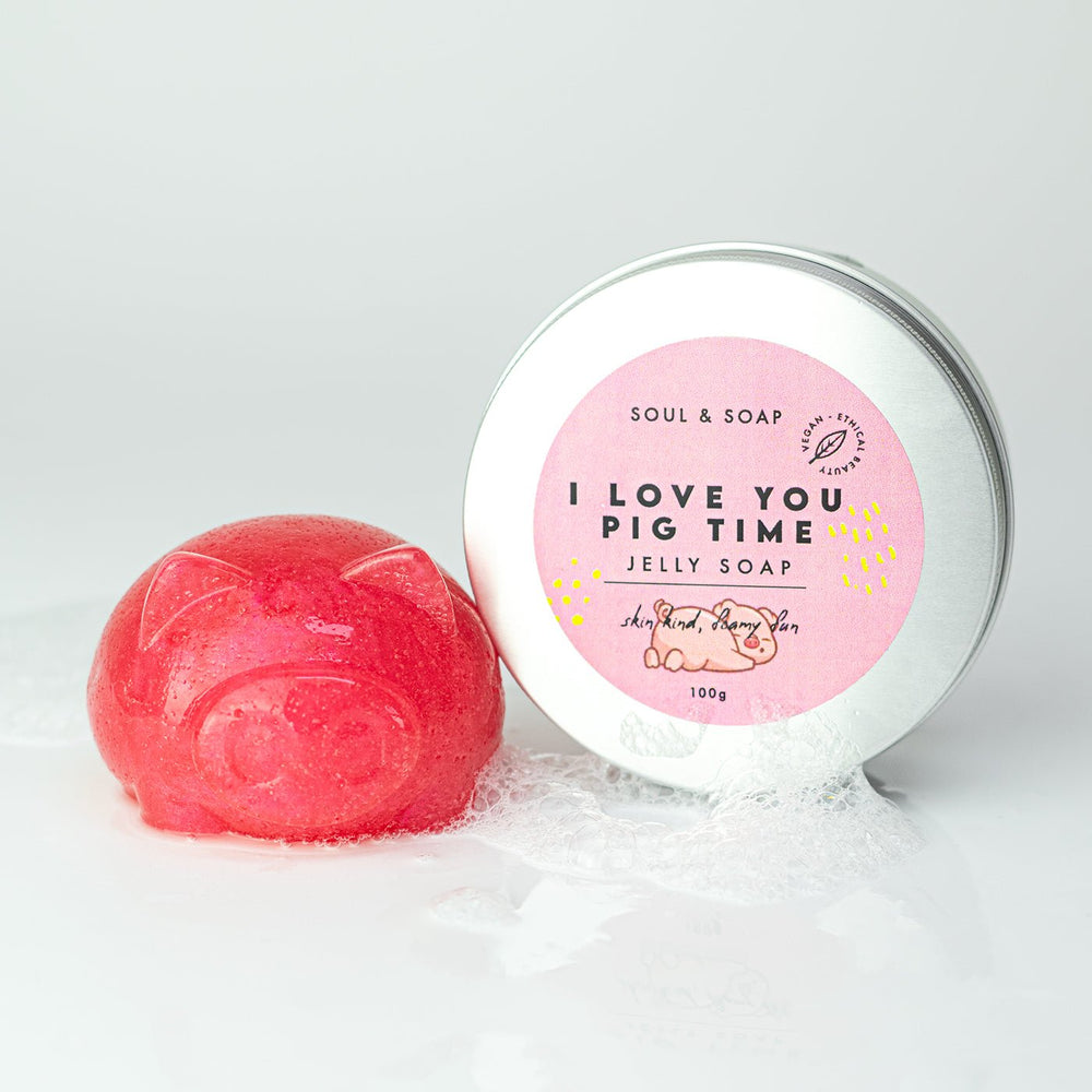 'I love you Pig Time' Jelly Soap