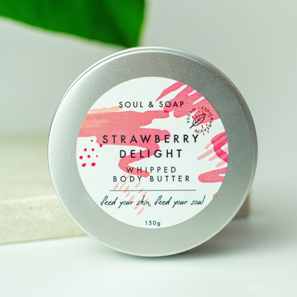 Strawberry Delight Whipped Body Butter - Soul and SoapMoisturisers