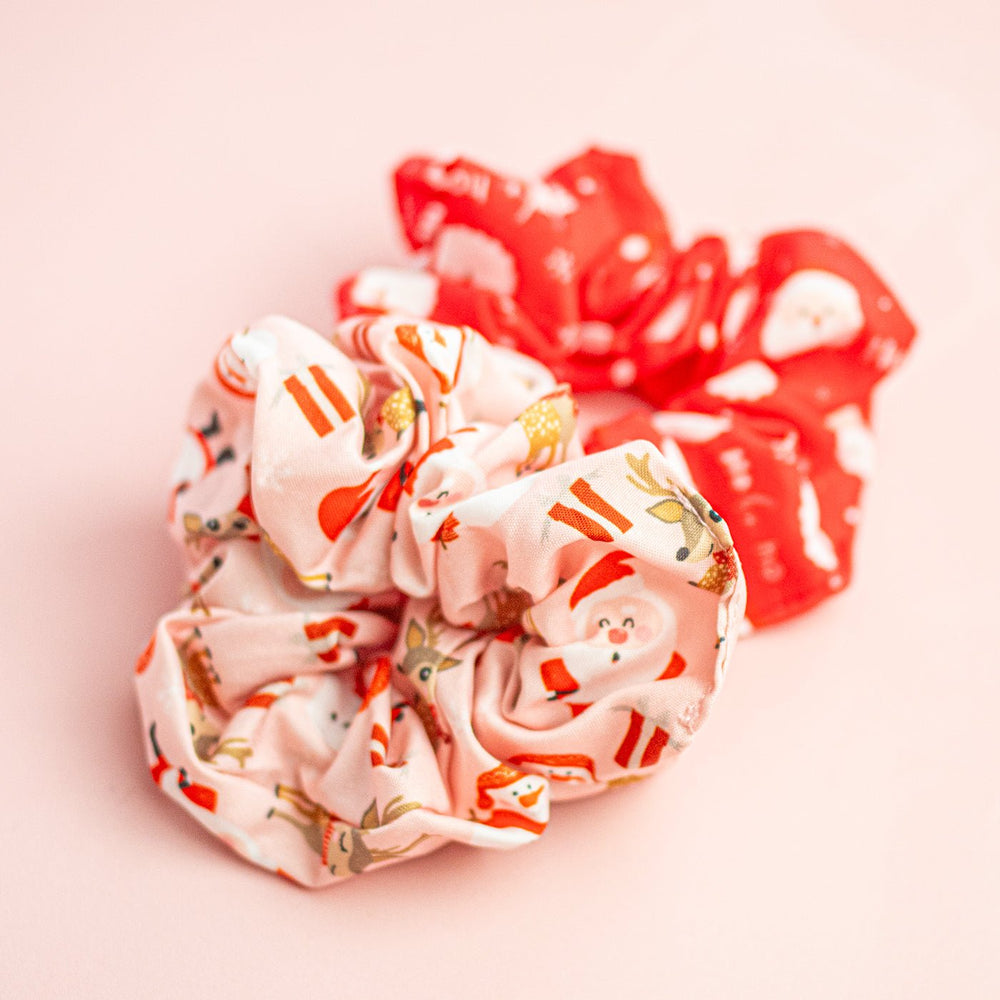 Christmas Hair Scrunchies - Small - x2 - Soul and SoapAccessories