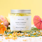 Coco Cabana Whipped Soap and Scrub Bar Bundle - Soul and SoapBath & Body Gift Sets