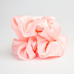 Small Pink Hair Scrunchies - x2